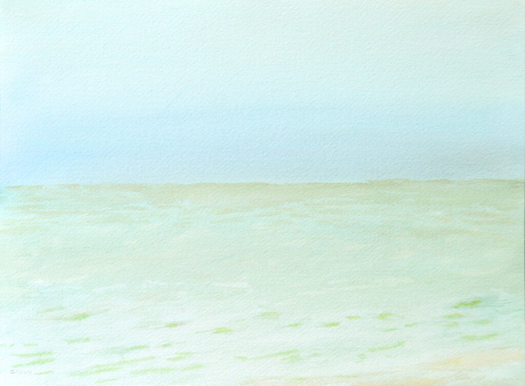 Daytona Beach 2 - 2018 - watercolor - contemporary wall art painting available for sale