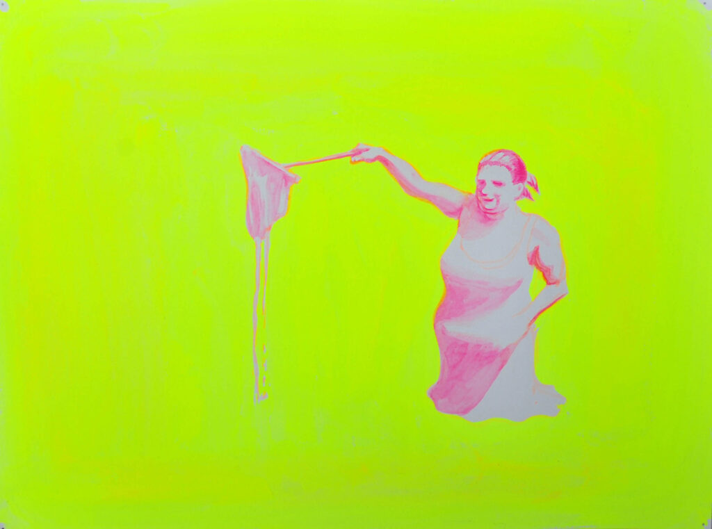 Dream Collector - 2014 - watercolor - contemporary wall art painting available for sale