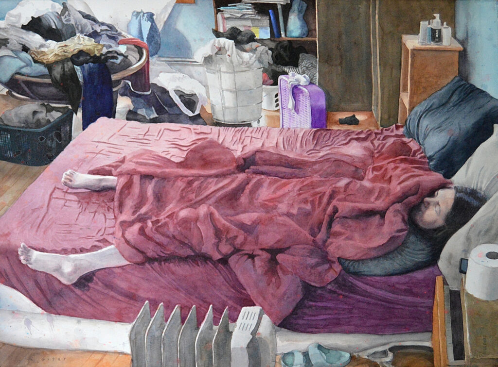 Recovery - 2024 - watercolor contemporary wall art painting available for sale